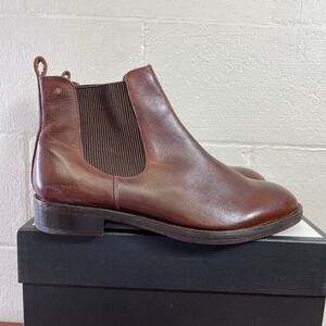 Mark Nason Eastwood Franco Brown Leather Chelsea Boots Pull On Men's 13 US